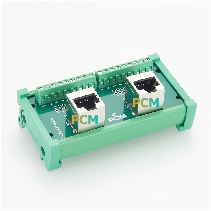 RJ45 2 Way Buss to Terminal Block DIN Rail best