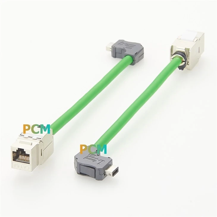 Right Angle UP IX A Plug To RJ45 Jack Cable factory