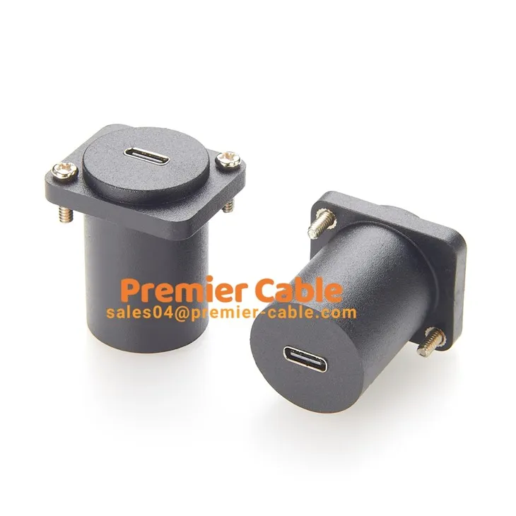 USB 3.1 Adaptér na montáž panela typu C typu C