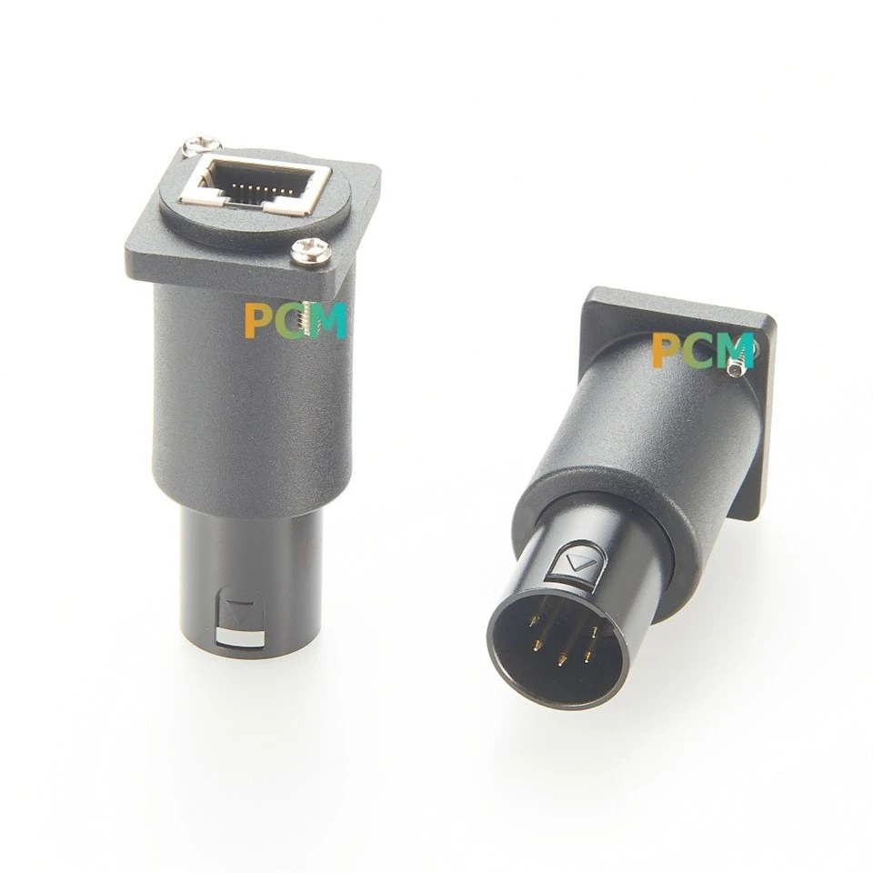 Chassis Mount RJ45 To XLR 5 Pin DMX Adapter best