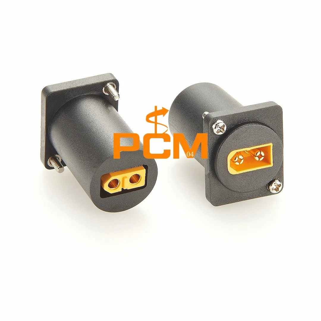 D-type XT60 Male Chassis Mount Exterior Power Connector