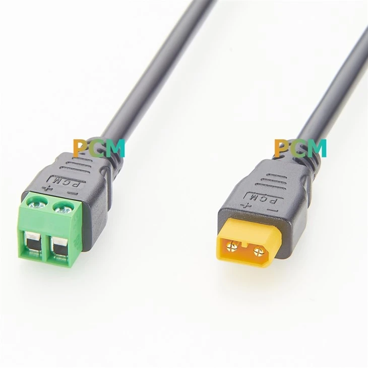 Amass XT30 Male to 2 Pin Terminal Block Cable
