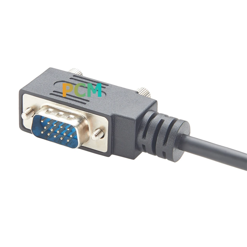 Left Angled Low Profile VGA HD15 Cable factory
