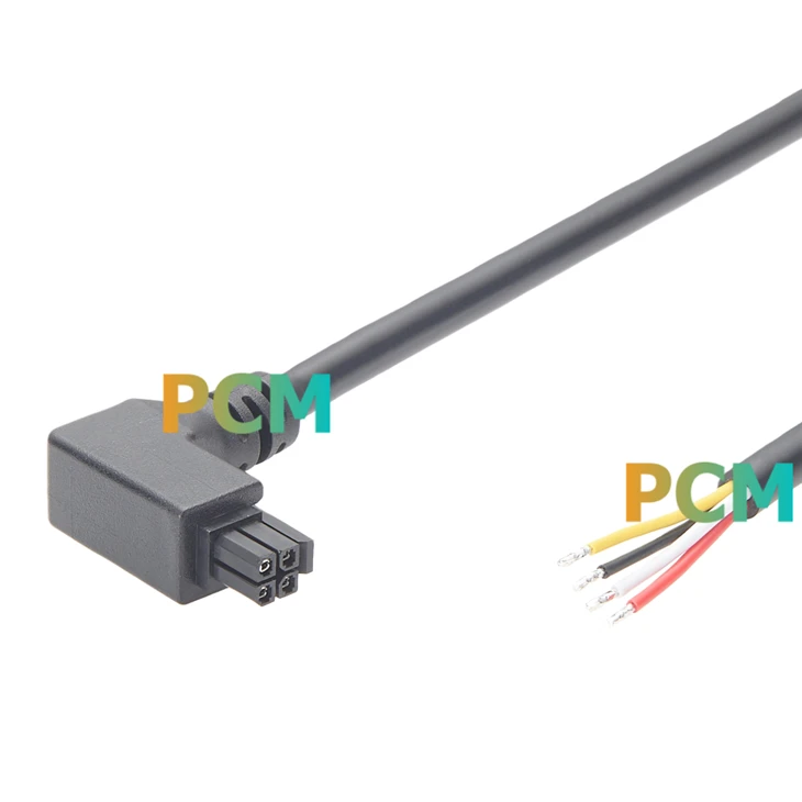 Molex Micro-Fit 4-Pin Down Angled Power Signal Cable Assembly