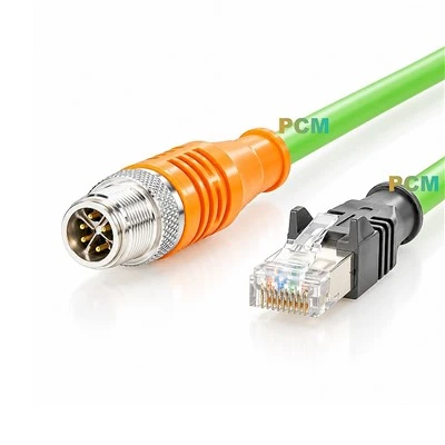 M12 X kód na kábel RJ45