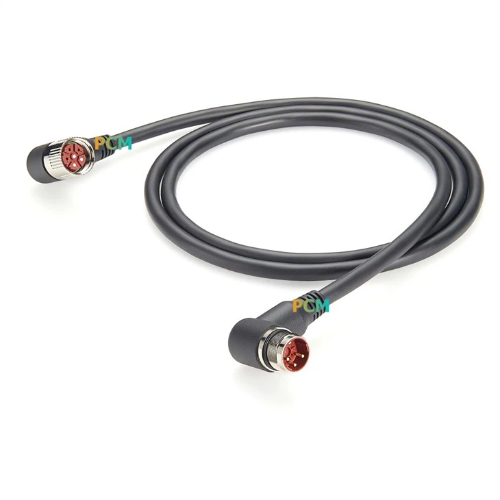 Right Angle M23 To M23 Power Cable