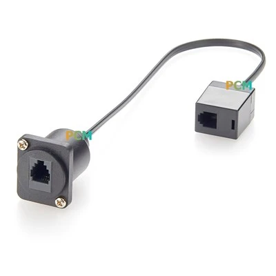 Modulárne konektory RJ9 RJ11 Jack kábel na paneli