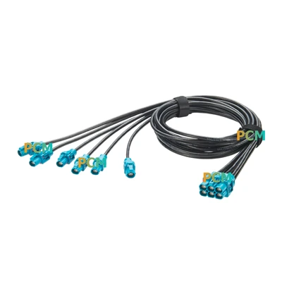 Gigabitový automobilový ethernetový kábel 6 v 1 H-
