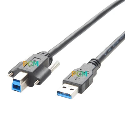 Zostava kábla USB 3.0 Vision A to B so skrutkami
