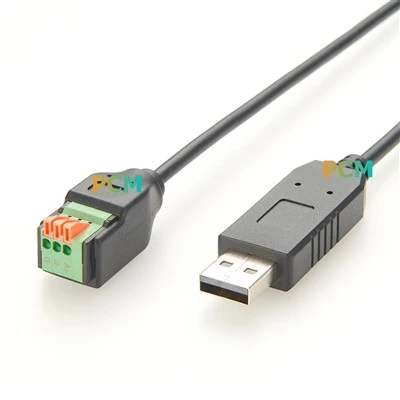 Kábel USB na RS485 s 3 -kolíkovým blokovým blokom