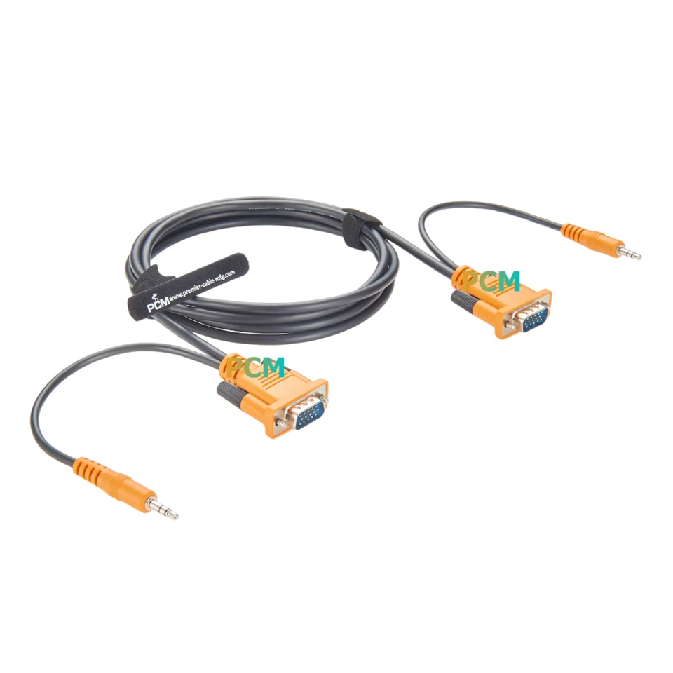 SVGA Monitor Cable With 3.5mm Stereo Audio suppliers