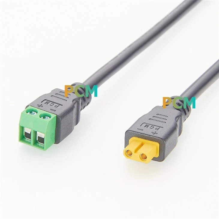Amass XT30 Female to 2 Pin Terminal Block Cable