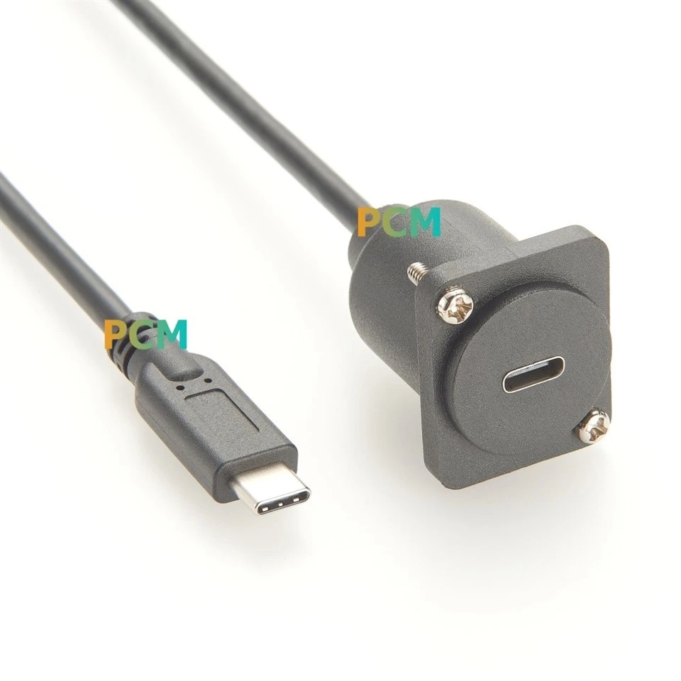 USB3.1 C D-Type Panel Mount Cable best